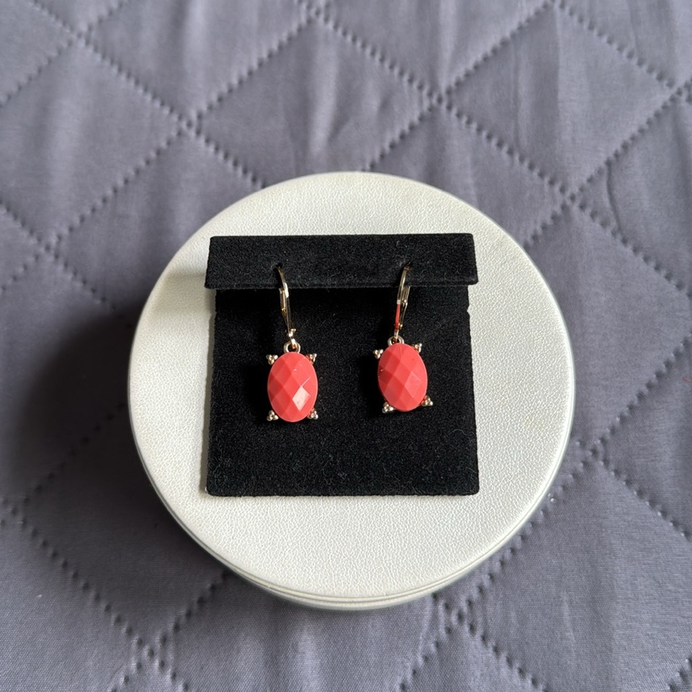 😍Vintage Napier Dangle Drop Goldtone Earrings😍